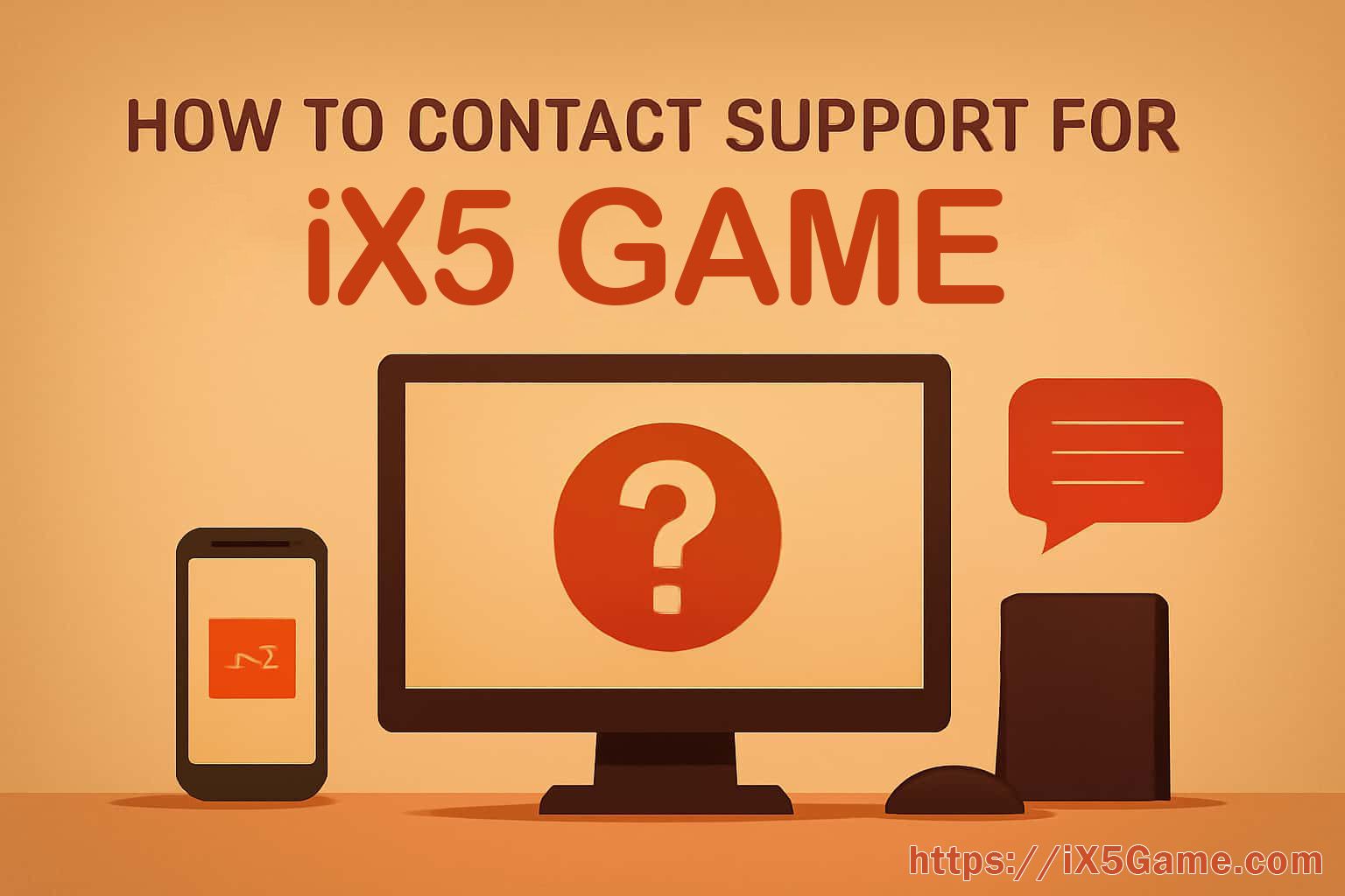 IX5 support request form for an esports issue