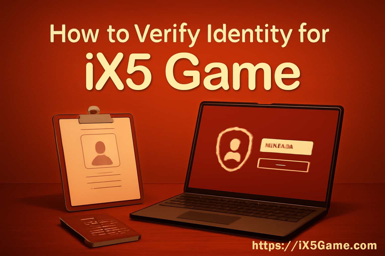 IX5 esports identity and age verification screen