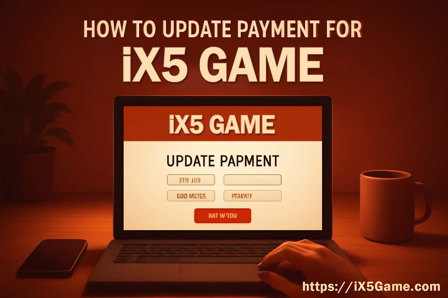 IX5 esports event payment detail update screen
