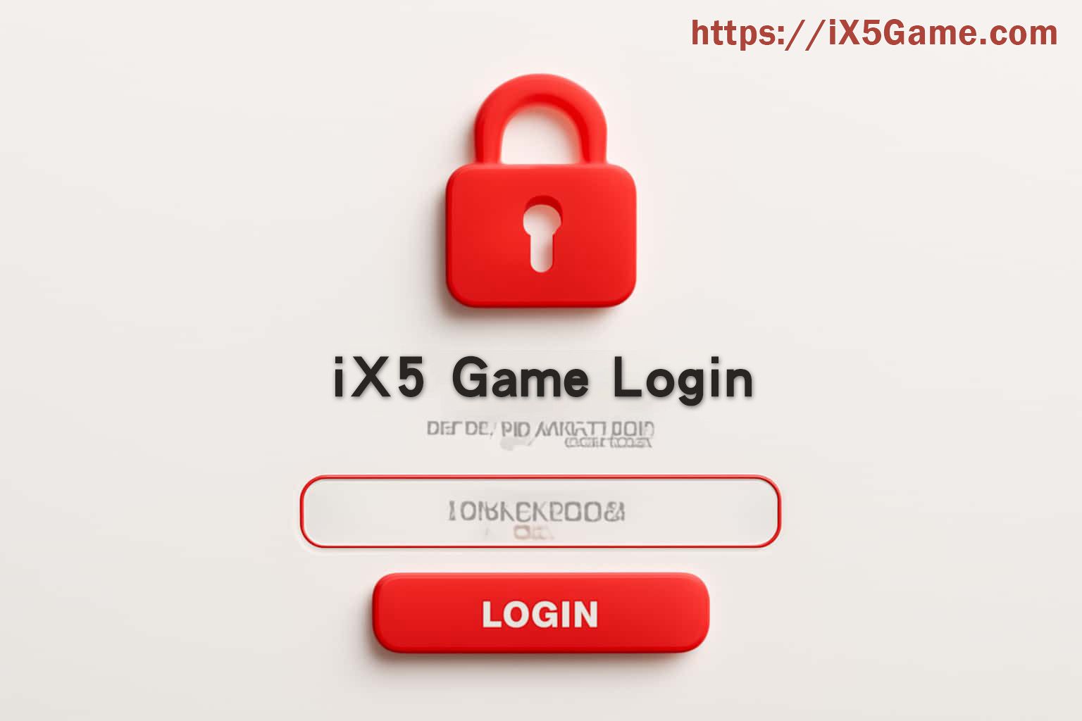 Secure IX5 esports account sign-in screen